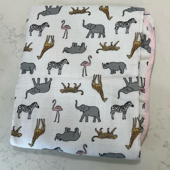 Animal Print Baby Blanket - Picture 1 of 8